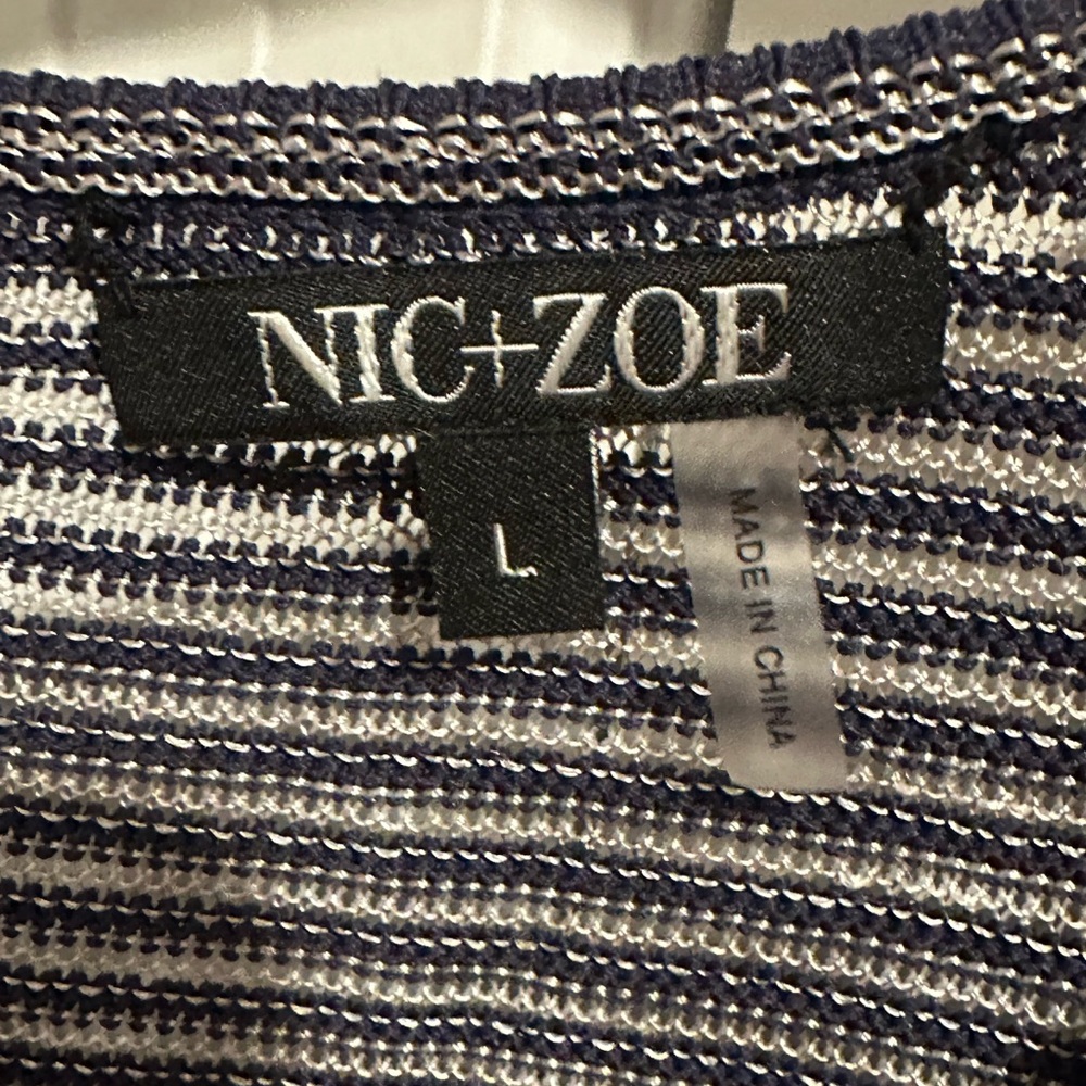 NIC+ZOE Navy Knitwear - Picture 3 of 10